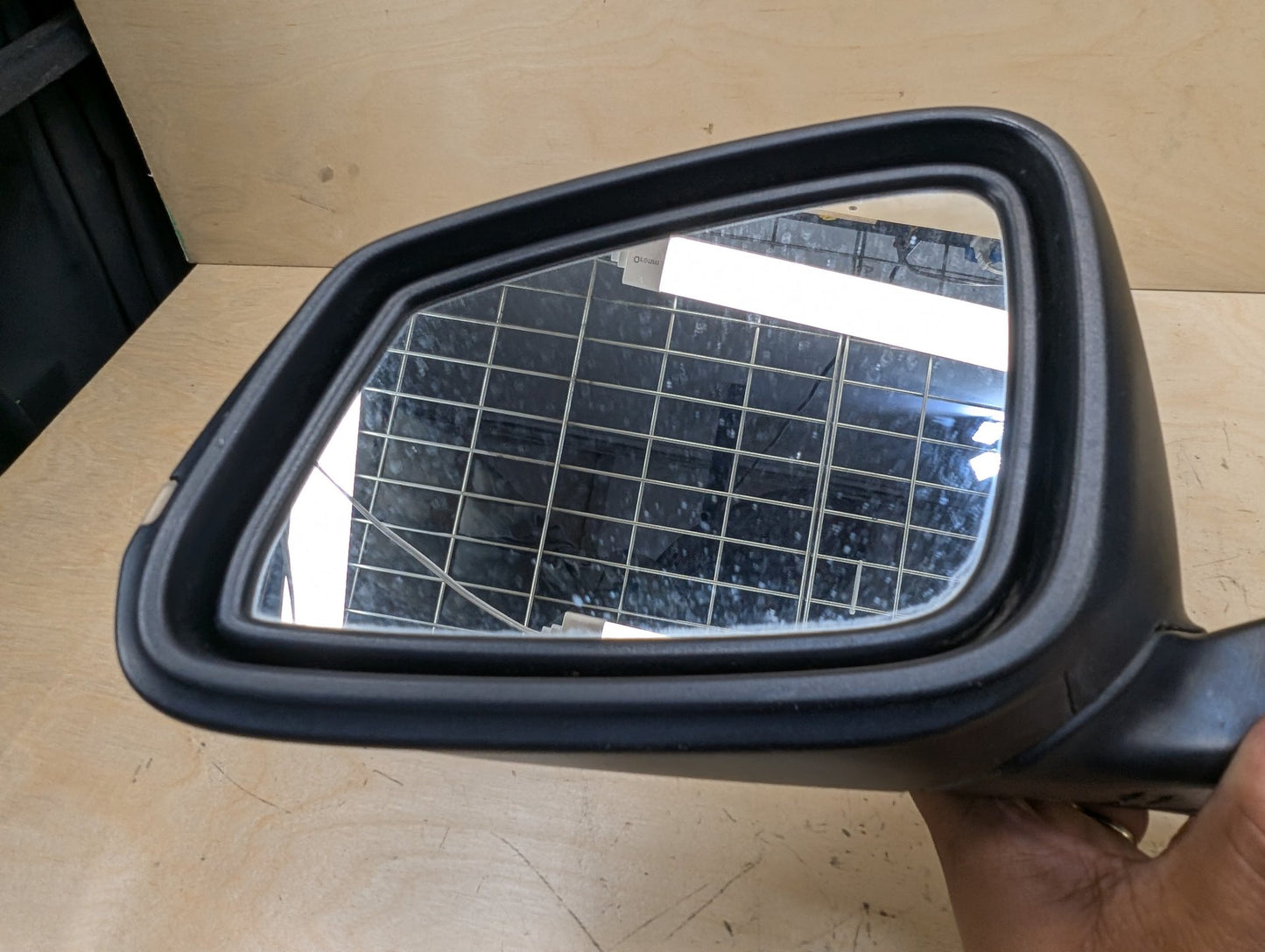 12-18 OEM BMW F30 328 330 335 340 Left Driver Auto Dip Heated Side Mirror White 300