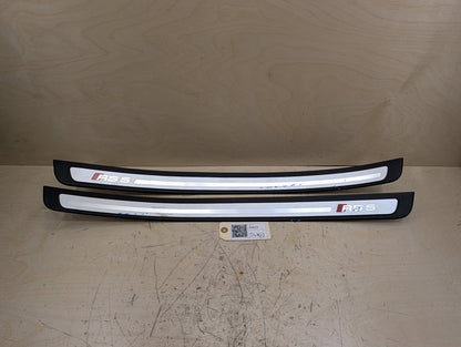 2011-2017 Audi RS5 8T Front Left Right Scuff Plate Door Sill SET 8T0853373