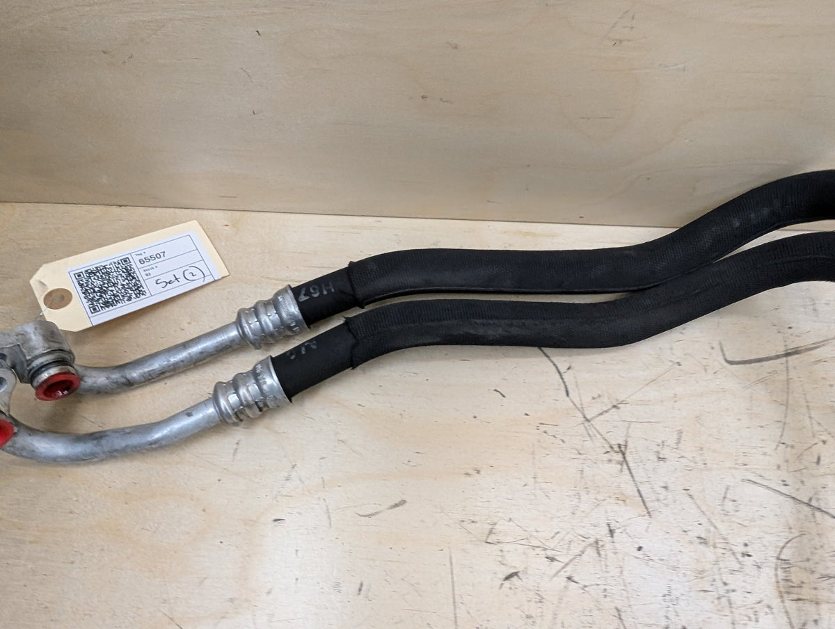 2010-2017 BMW F07 535i GT xDrive N55B30M0 Engine Oil Cooler Line Return Flow SET 7636941