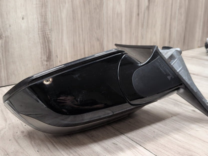 17-23 OEM BMW G30 530 540 M550 Left Driver Side Mirror Blind Spot SHADOW GLOSS