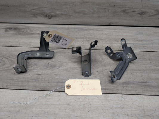 2014 - 2019 BMW 340 F34 Front Left Driver Fender Brackets SET 7293727 B58B30M0