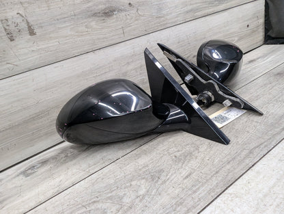 2008-2013 BMW 128i E82 Front Left Right Side Mirror Assembly BlackSET 7268305