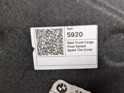OEM BMW F90 G30 530 540 M550 M5 Trunk Floor Mat Carpet Cargo Storage Cover