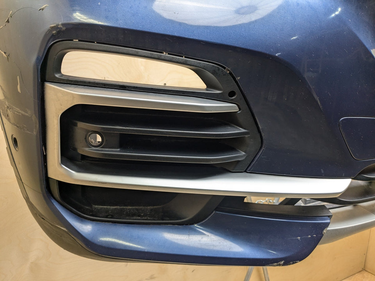 19-23 OEM BMW G05 X5 Front Bumper Cover w/ Lower Grilles Blue C1M PN:9492878