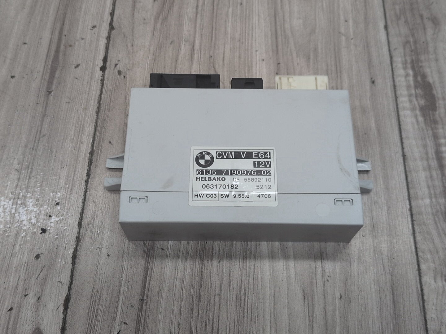 2004-2010 BMW M6 E64 Convertible Top Control Module 7190976 OEM