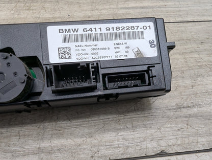 06-11 OEM BMW E90 E92 E93 M3 AC A/C Heater Climate Control Switch Panel Trim