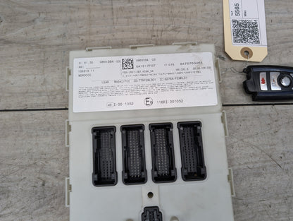 12-18 OEM BMW F22 F30 F32 F23 240 M3 M4 FEM Front Electronic Control Module+Key