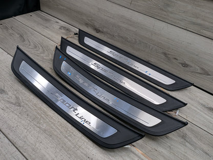 2017-2023 BMW 530i G30 Front Rear Left Right Scuff Plate Door Sill SPORT SET 7405774