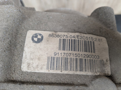 16-22 OEM BMW G11 G12 750 M760 G30* M550 N63 Rear Differential Axle Carrier 2.81