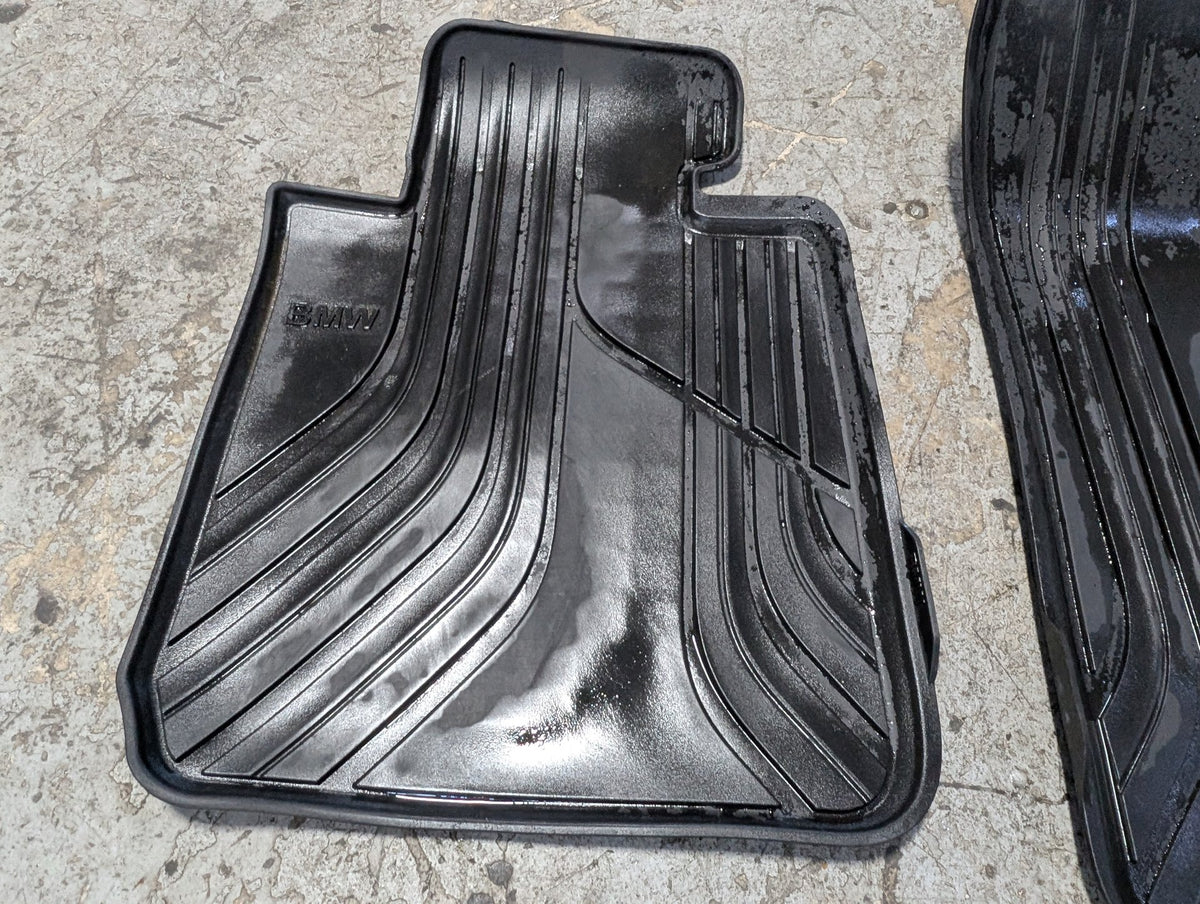 12-18 OEM BMW F30 F80 Front Rear Left Right All Weather Carpet Floor Mats SET