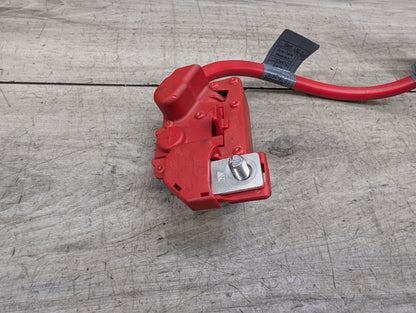 06-13 OEM BMW E88 E90 E92 M3 335 Battery Plus Pole Terminal Positive Red Cable