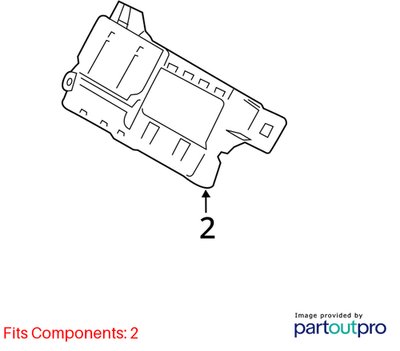 2019-2026 BMW X5 G05 Rear Power Distribution Fuse Box 8717954 OEM