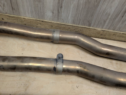 17-24 AMYTRIX BMW G30 M550iX N63TU2 4.4L V8 Valved Exhaust Muffler Pipes SET