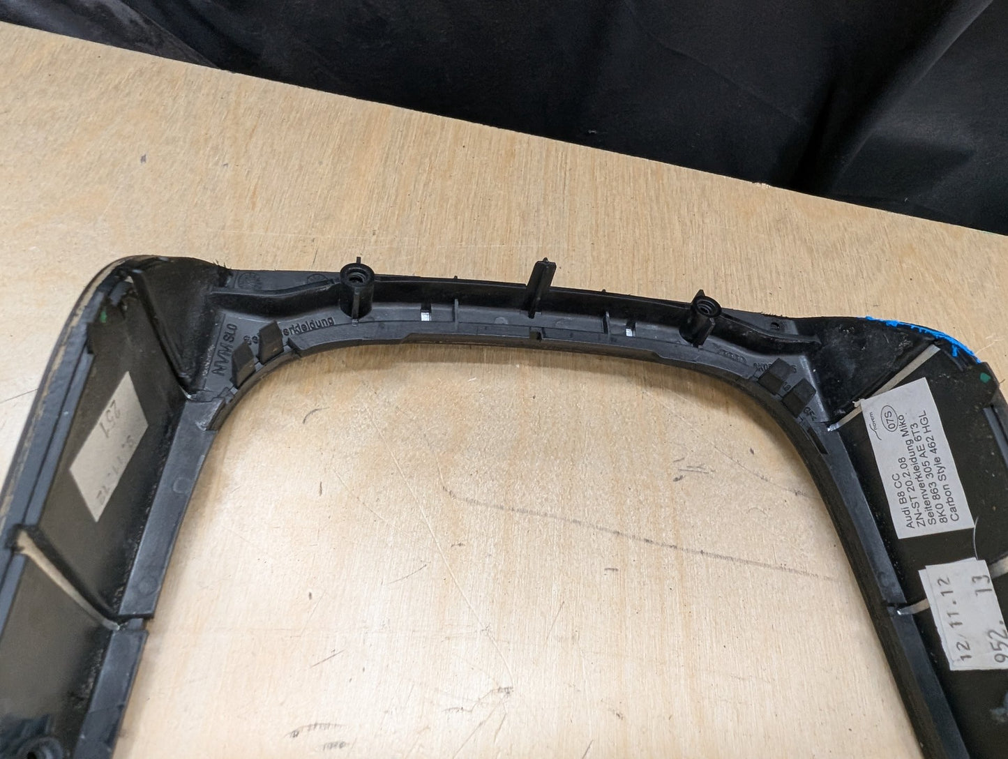 2011-2017 Audi RS5 Front Rear Center Console Door Interior Trim SET CARBON FIBER