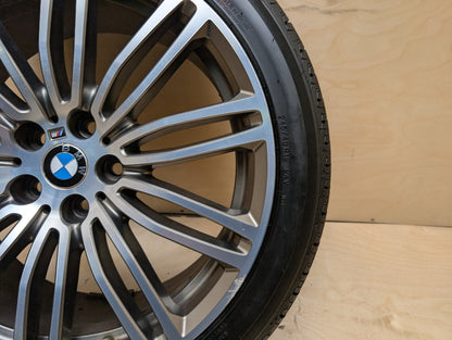 OEM BMW BMW G30 530 540 M550 Rear Wheel Rim Style 664M Silver R19x8" ET30