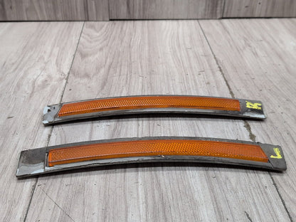 OEM BMW F01 F02 740 750 760 Rear Left Right Driver Passenger Bumper Side Marker Light Reflector PAIR