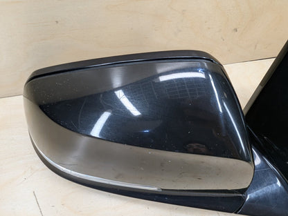 OEM BMW F30 328 330 335 340 Left Driver Side Mirror Heated Auto Dip SHADOW GLOSS
