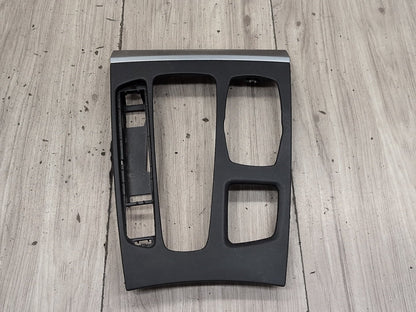 14-19 OEM BMW F15 F16 X5 X6 Center Console Shifter Bezel Cover Panel Trim