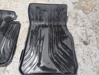 12-18 OEM BMW F30 F80 Front Rear Left Right All Weather Carpet Floor Mats SET
