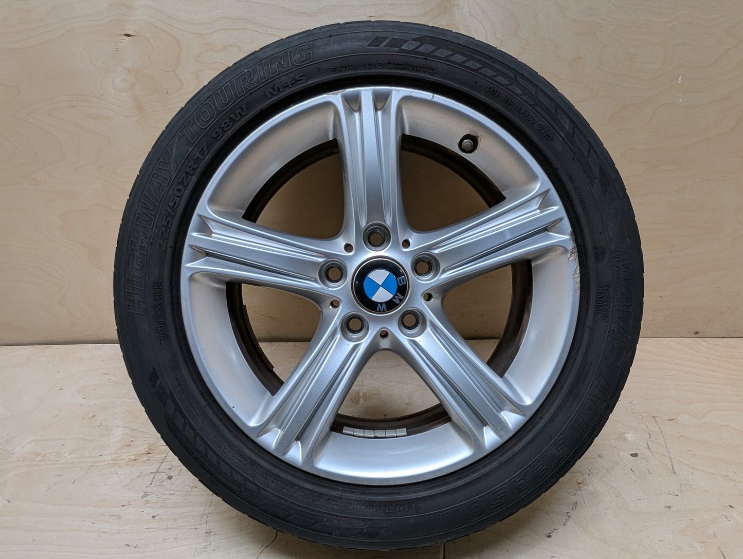 OEM BMW F30 F32 F33 F36 328 335 428 Wheel Rim 17x7.5 ET:37 Star Spoke Style 393