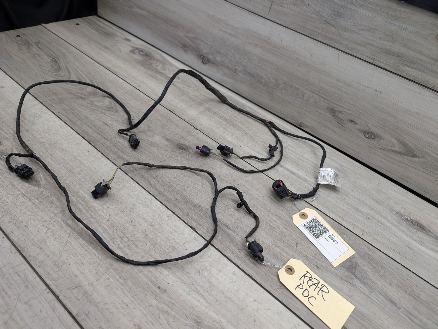 OEM BMW F90 M5 G30 Rear Parking Distance Sonic Harness Wire w/O PDC