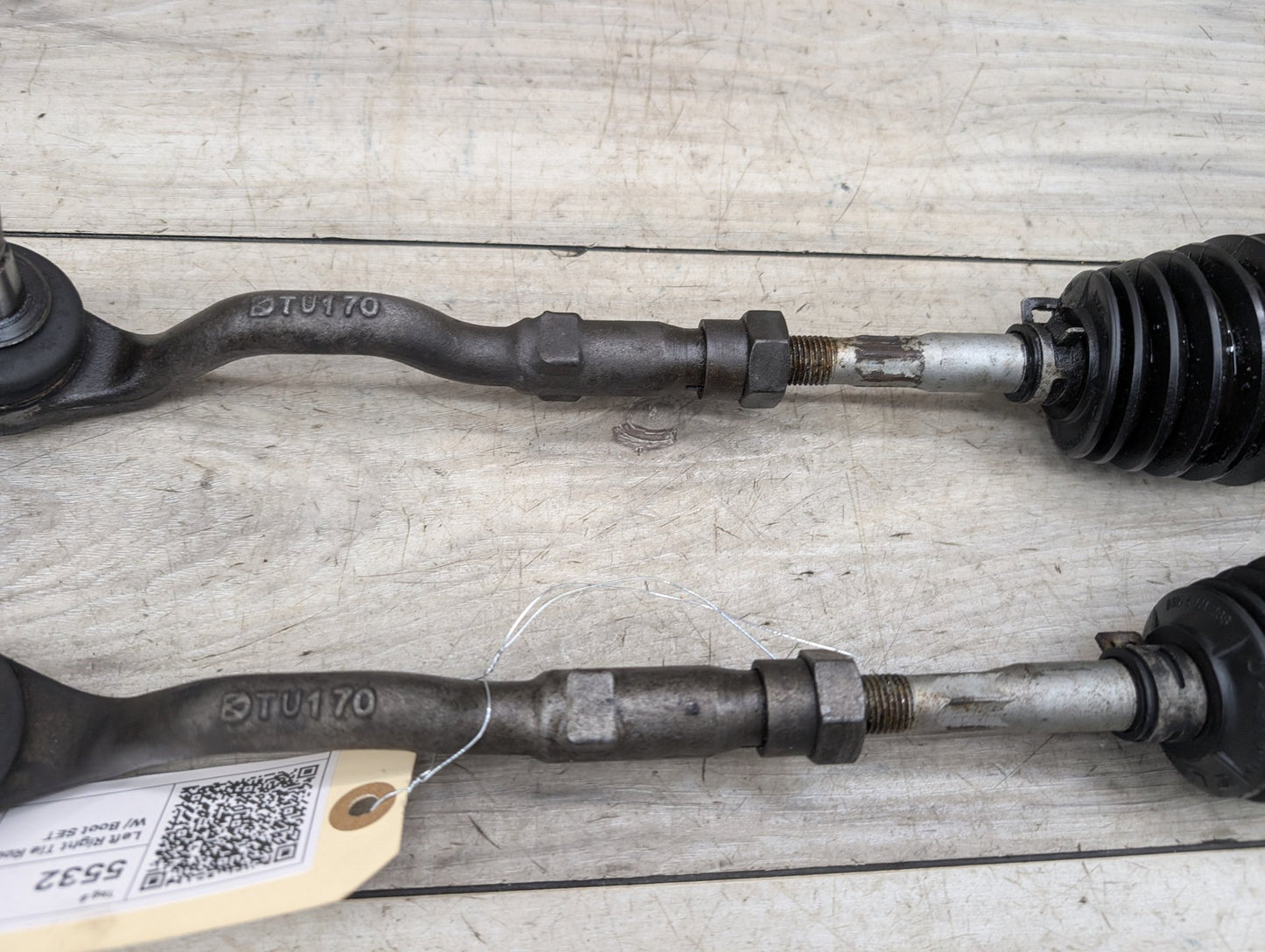 2013 BMW X5 E70- Left Right Tie Rod W/ Boot SET