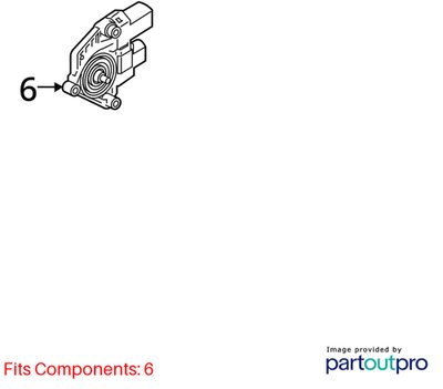 18-24 OEM BMW G01 G02 X3 X4 REAR Right Passenger Door Window Regulator Motor