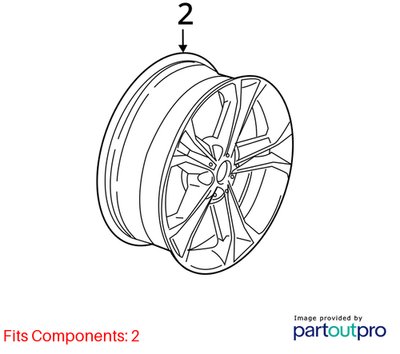 18-24 OEM BMW G01 G02 X3 X4 Wheel Rim 18x7 ET22 LA Rad Doppelspeiche Style 688