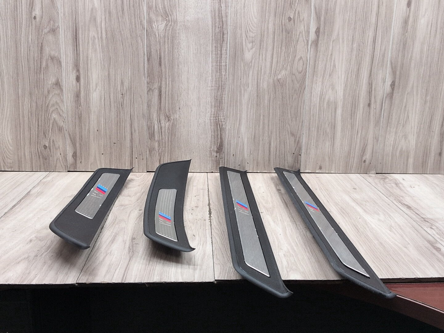 2011 - 2016 BMW 535i F10 Front Rear Left Right Scuff Plate Door Sill SET 8050054 N55B30A
