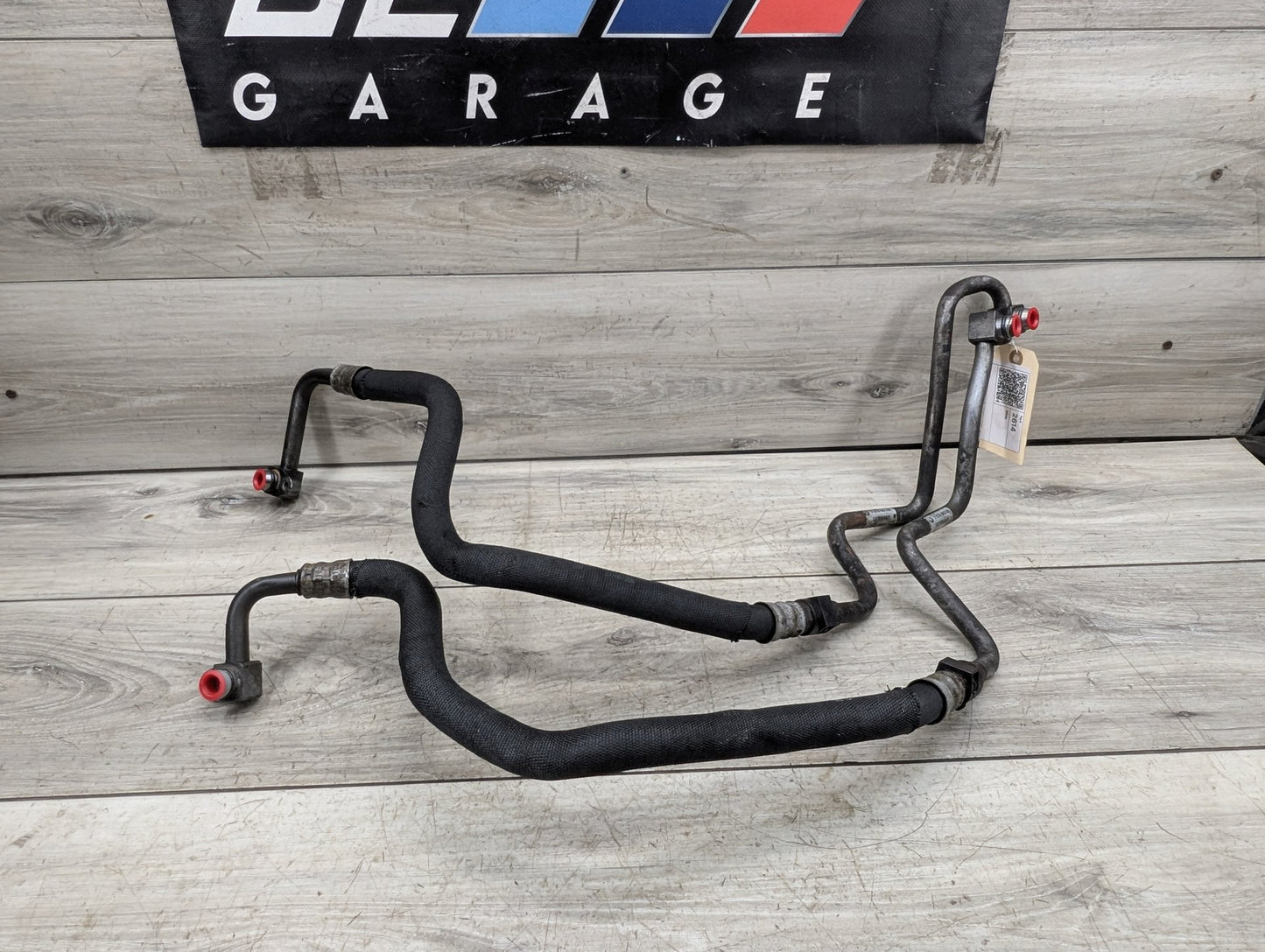 2007 - 2013 BMW X5 E70 Engine Oil Cooler Line Return Flow SET 7578660 N62B48B