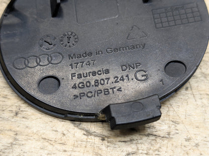 2012-2018 Audi A6 C7 Front Bumper Tow Hook Insert Cover 4G0807241G OEM