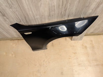 08-13 BMW E82 E88 128i 135i Right Passenger Fender Panel Black SCHWARZ II 668