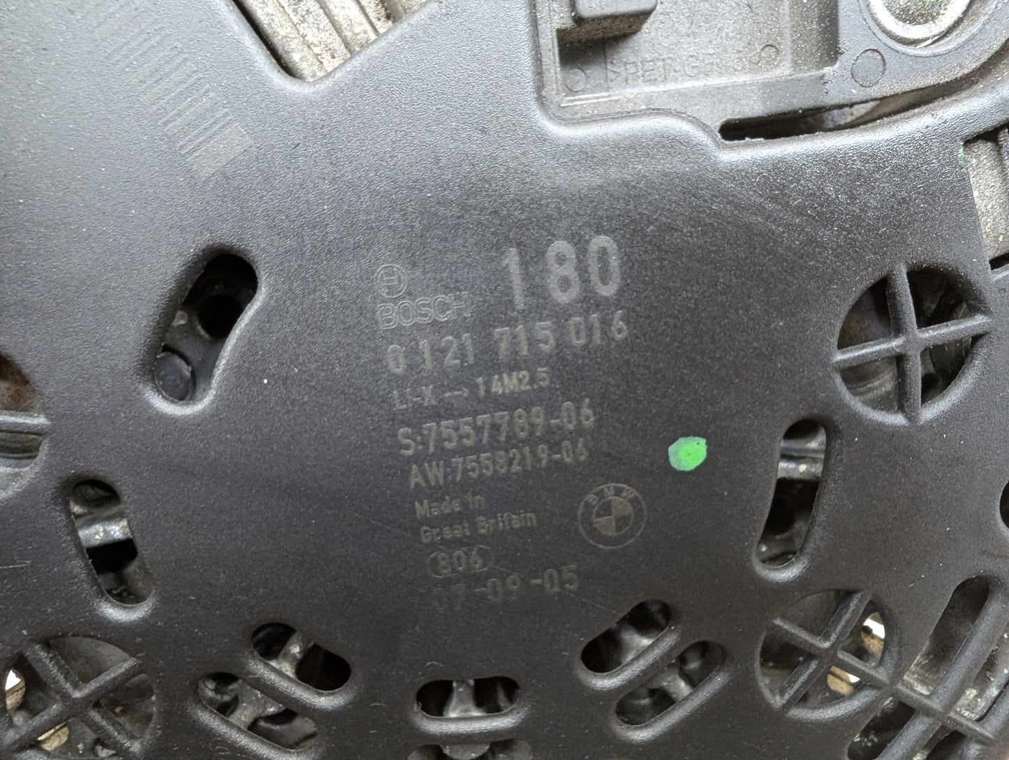 OEM BMW E82 E88 E90 E92 E93 135 335 N54 Charging Alternator Generator 180A
