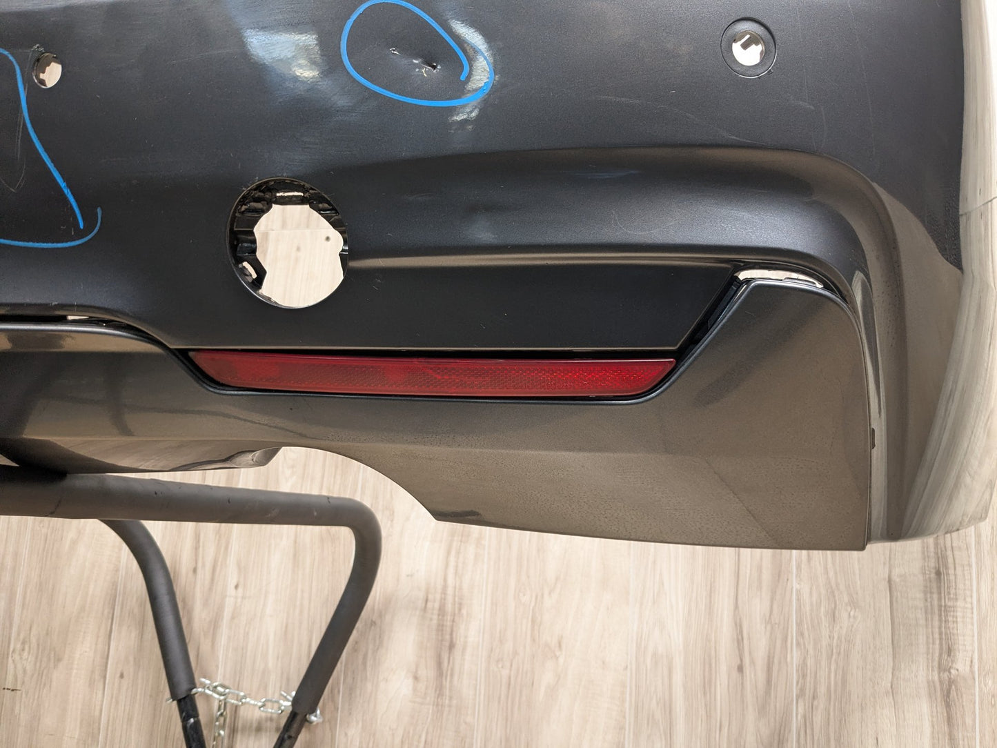 14-20 OEM BMW F32 F33 Rear M SPORT Dual Exhaust Bumper Cover Trim