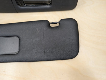 OEM BMW E88 E93 128 135 328 335 M3 CONVERTIBLE Left Right Sun Visor Black SET