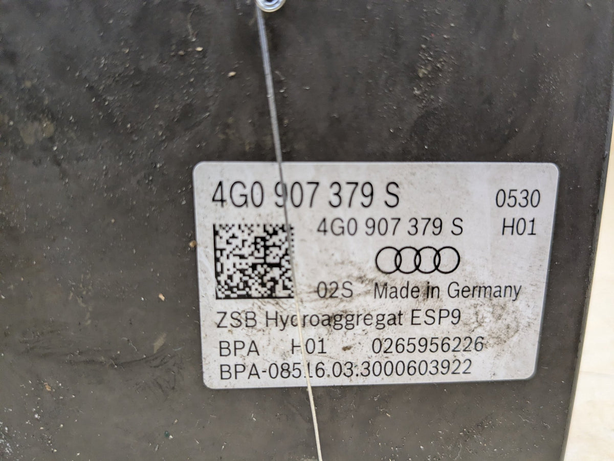 2012-2018 Audi A6 C7 ABS Pump Module 4G0614517AK OEM