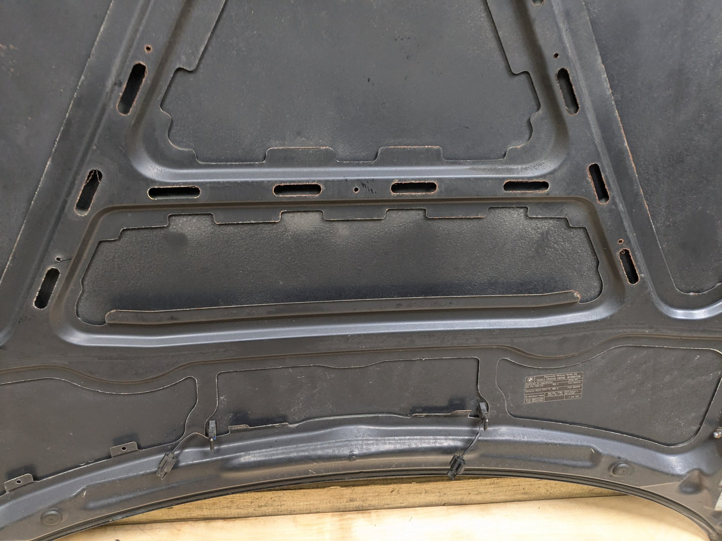 08-13 OEM BMW E88 E82 135 Front Hood Bonnet Panel Shell SCHWARZ II (668)