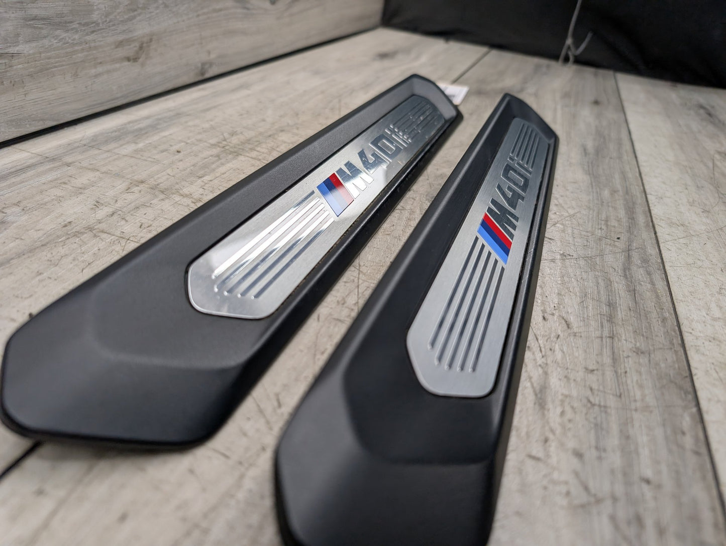 2018 - 2024 BMW X3 G01 Front Left Right Scuff Plate Door Sill SET 8089579 B58B30M0