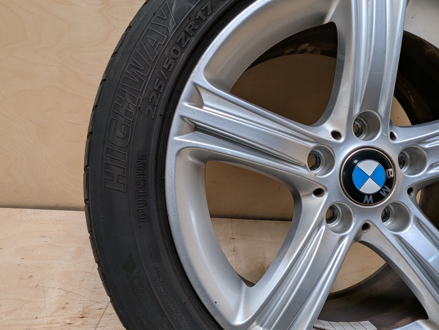 OEM BMW F30 F32 F33 F36 328 335 428 Wheel Rim 17x7.5 ET:37 Star Spoke Style 393