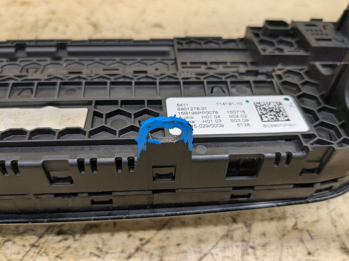 16-22 OEM BMW G11 G12 740 750 M760 AC Climate Panel Radio Control Switch CERAMIC
