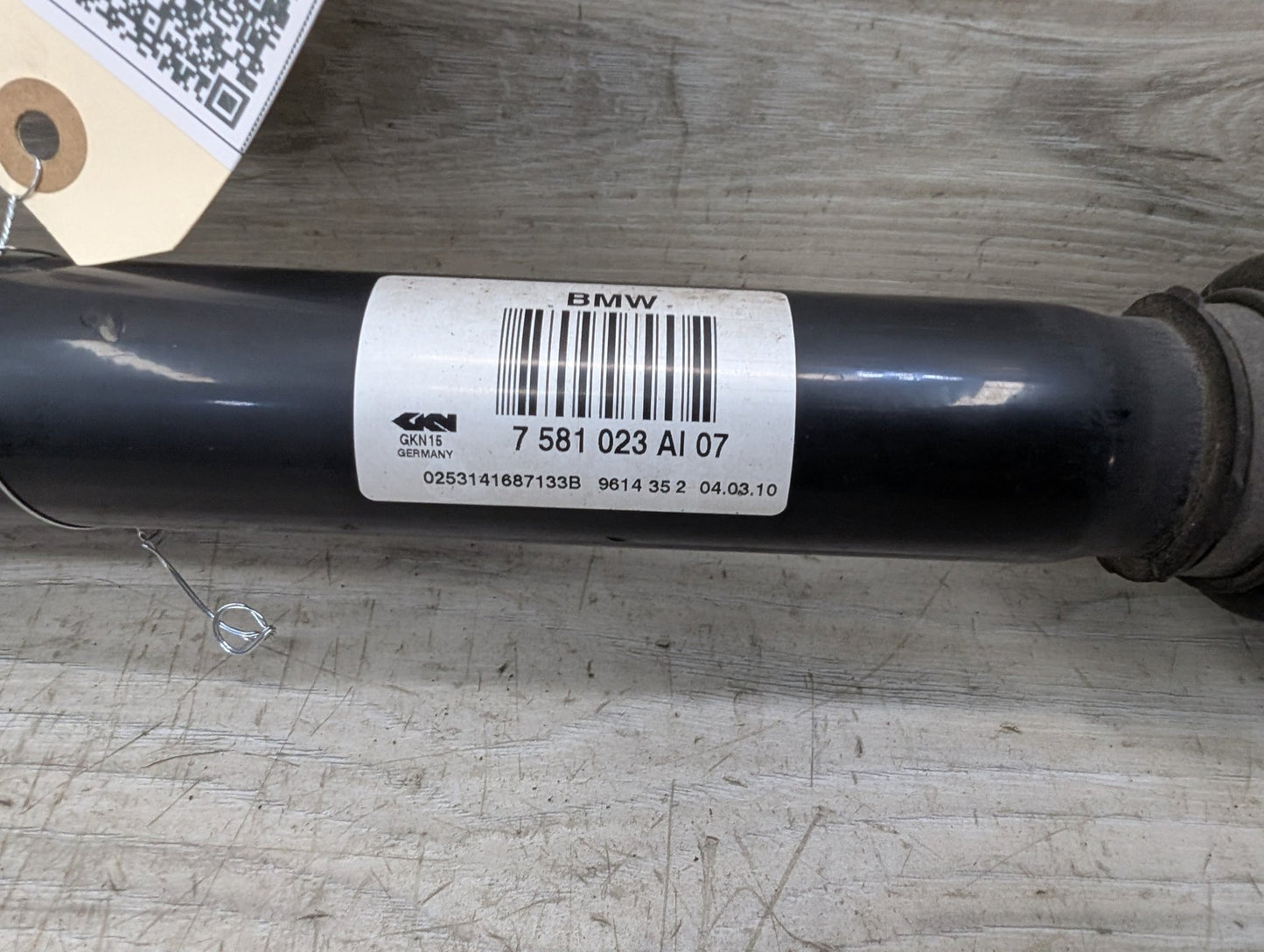 2011-2016 BMW 535i F10 Rear Left Driver Half Shaft Output CV Axle 7581023