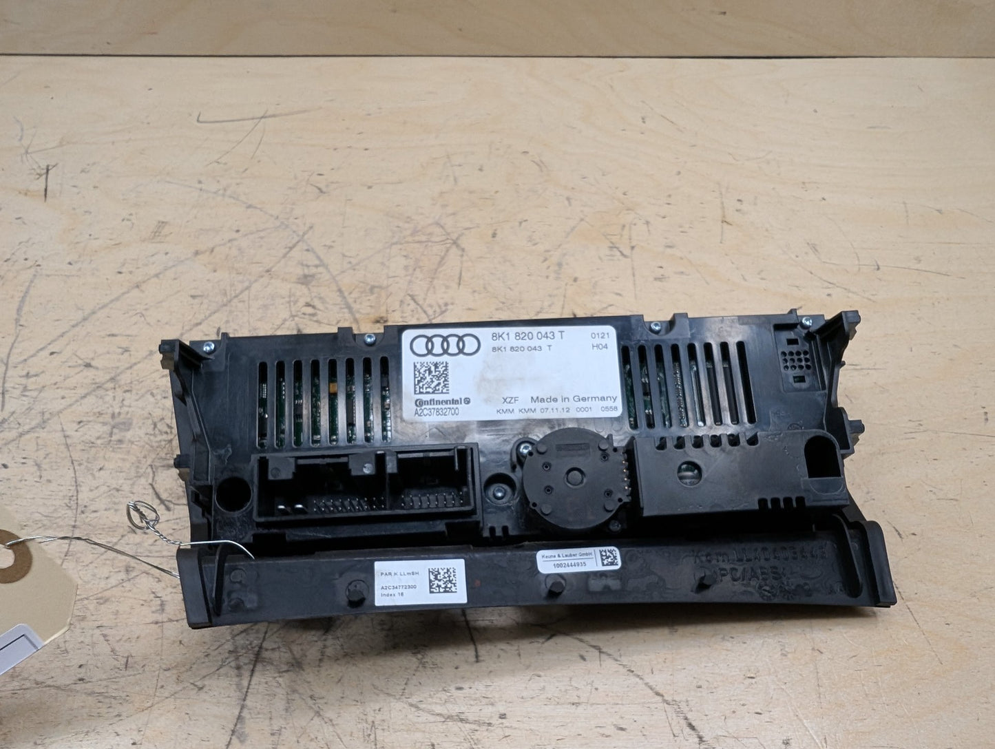 2011-2017 Audi RS5 8T Front AC Heater Climate Control Switch 8K1820043T