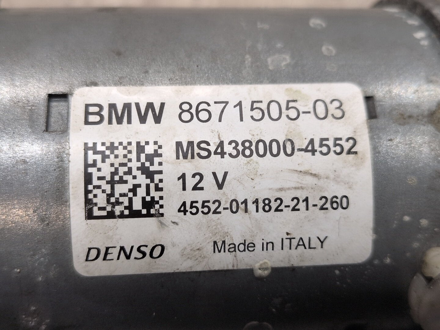 OEM BMW F90 F97 G01 G05 G20 G22 G26 G30 G80 G82 G83 Engine B58 S58 Starter Motor