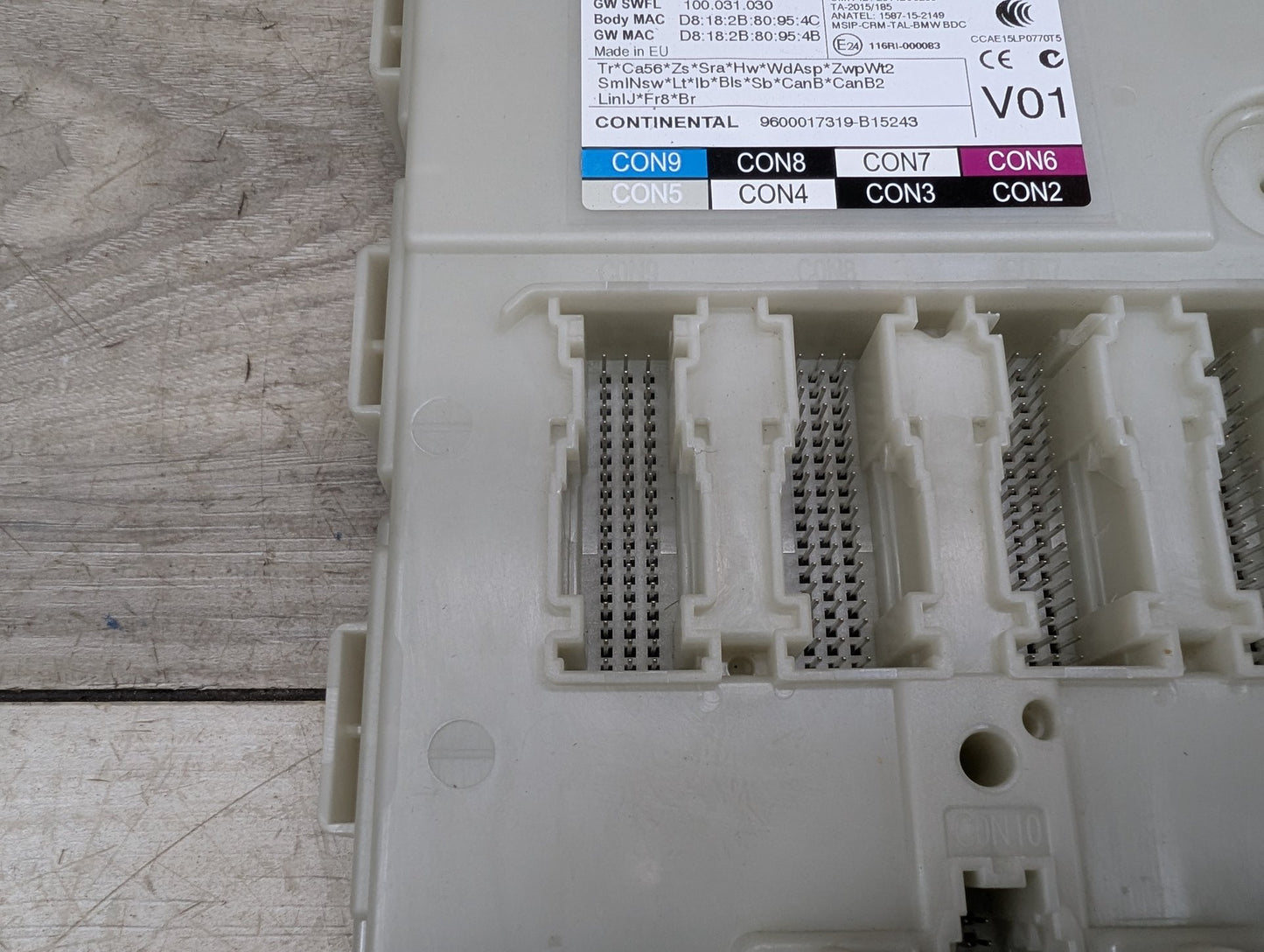 2016 BMW 750Li G12 Bdc Body Domain Fem Control Module 6820556