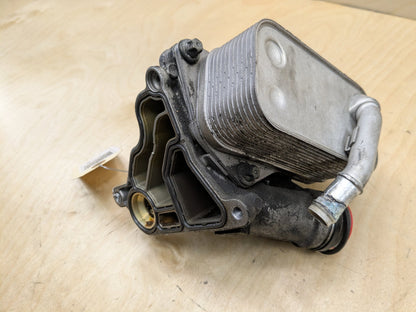 10-17 OEM BMW F01 F07 F10 F12 F25 X3 X4 N55 Engine Oil Filter Housing COOLER