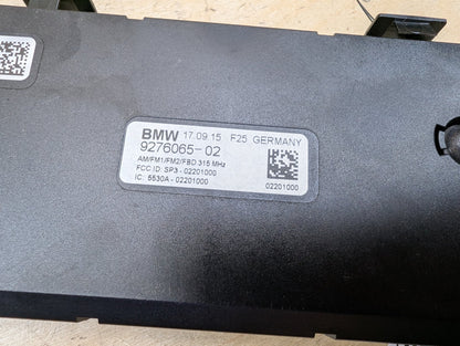 11-17 OEM BMW F25 X3 Antenna Amplifier Diversity Receiver Module 315 MHZ