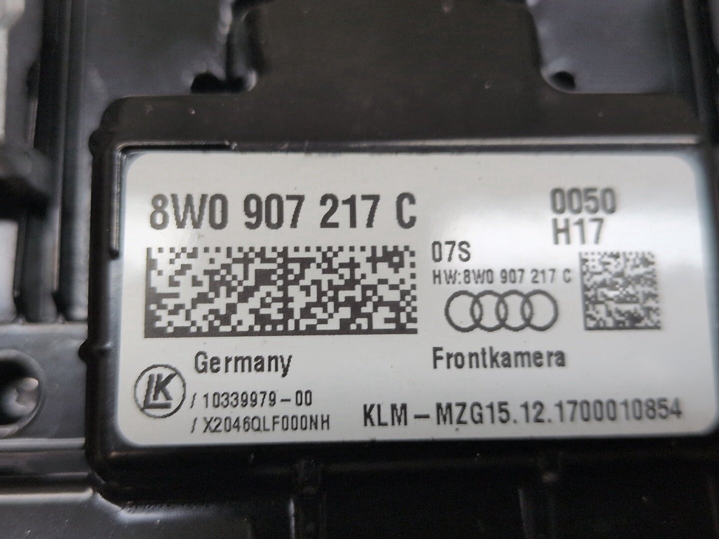 2018-2023 Audi S4 B9 Front Windshield Kafas Lane Assist Camera Module 8W0907217C
