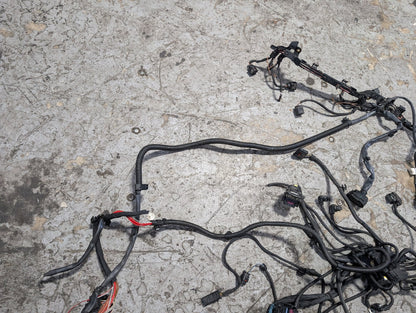 BMW G12 750Li N63B44O2 Engine Motor Transmission Wiring Wire Harness SET 8654414