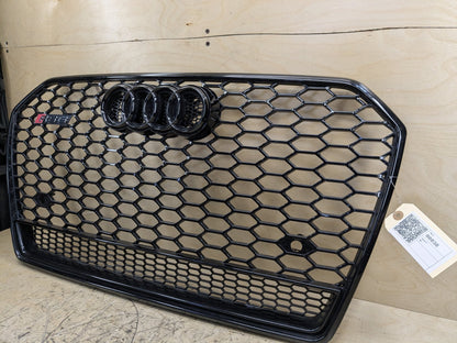 2012-2018 Audi A6 C7 Front Middle Center Bumper Cover Grille 4G0853651AG OEM
