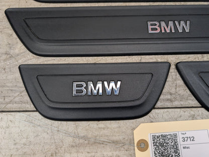 2011 - 2017 BMW X3 F25 Front Rear Left Right Scuff Plate Door Sill SET 7205811 N20B20A